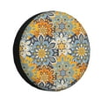thumbnail image 1 of XMXY Boho Indian Floral Mandala Lace Spare Tire Cover, Universal Waterproof Cover for Jeep RV Tire Wheel Protection, 17 inch, 1 of 8