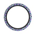thumbnail image 1 of XMXY Car Steering Wheel Cover, Blue Skull Purple Bone Non-Slip Jeep Truck Universal Elastic Steering Wheel Protector 15 inch, 1 of 8