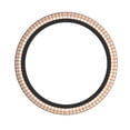 thumbnail image 1 of XMXY Car Steering Wheel Cover, Brown Plaid Print Non-Slip Jeep Truck Universal Elastic Steering Wheel Protector 15 inch, 1 of 8