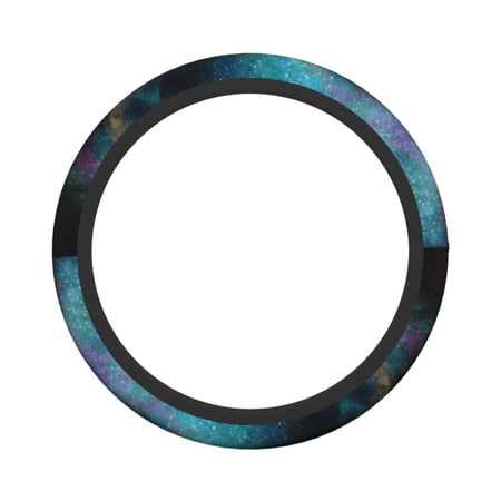 XMXY Car Steering Wheel Cover, Space Nebula Stars Non-Slip Jeep Truck Universal Elastic Steering Wheel Protector 15 inch
