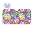thumbnail image 1 of XMXY Car Sun Shade Windshield, Ice Cream Pineapple Exotic Style Automotive Front Window Sun Visor for Cars SUV Trucks, Medium Size, 1 of 8