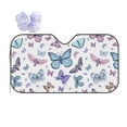 thumbnail image 1 of XMXY Car Sun Shade Windshield, Multicolor Spring Butterflies Automotive Front Window Sun Visor for Cars SUV Trucks, Medium Size, 1 of 8
