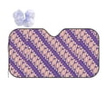 thumbnail image 1 of XMXY Car Sun Shade Windshield, Purple Aztec Ethnic Stripe Automotive Front Window Sun Visor for Cars SUV Trucks, Medium Size, 1 of 8