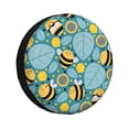 thumbnail image 1 of XMXY Cartoon Bumble Bee Sunflower Spare Tire Cover, Universal Waterproof Cover for Jeep RV Tire Wheel Protection, 17 inch, 1 of 8