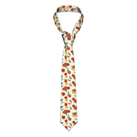 XMXY Christmas Flower Bells Leaves Men'S Necktie Ties , Formal Bussiness Wedding Party Printed Tie