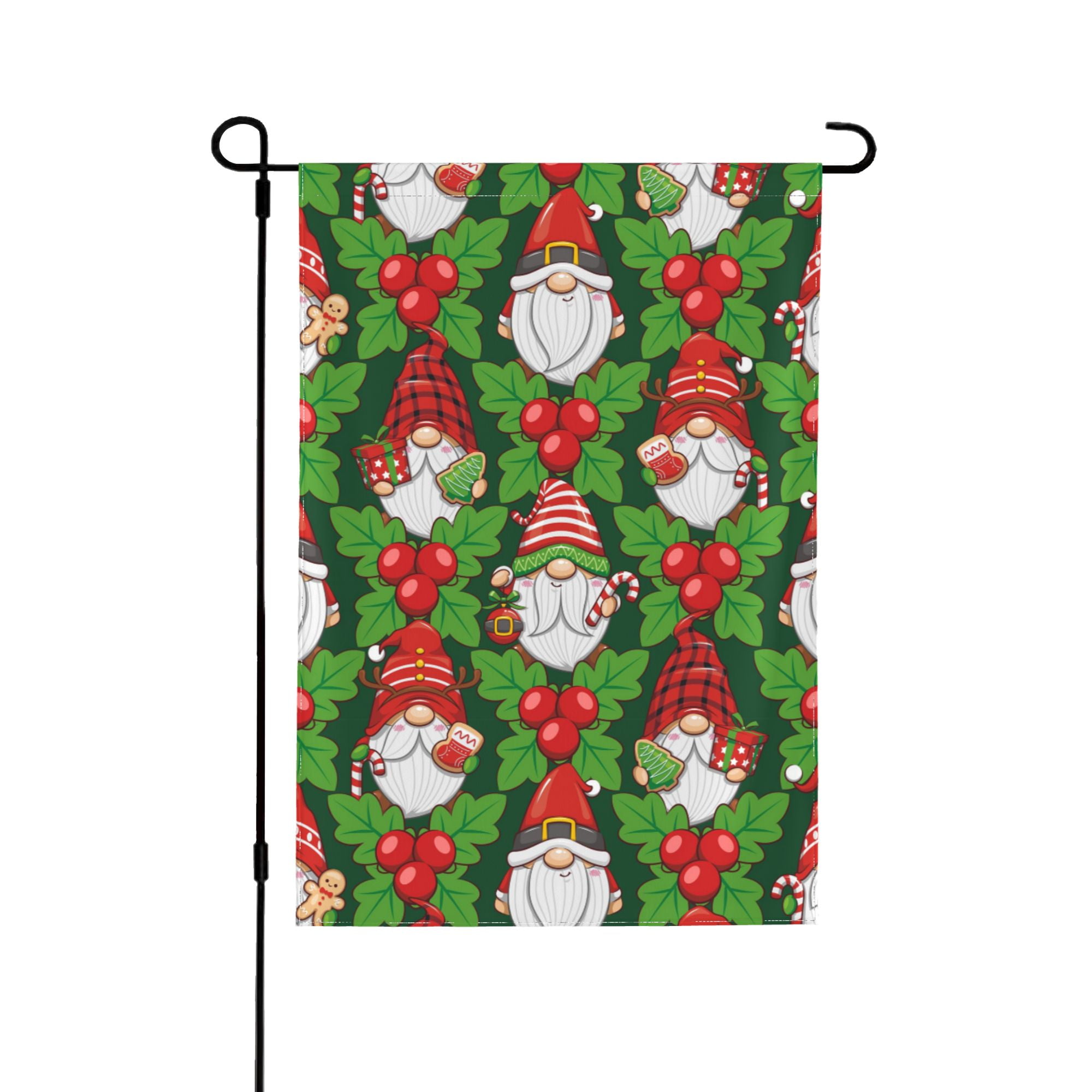XMXY Christmas Santa Claus Gnomes Garden Flags Double Sided,Farmhouse