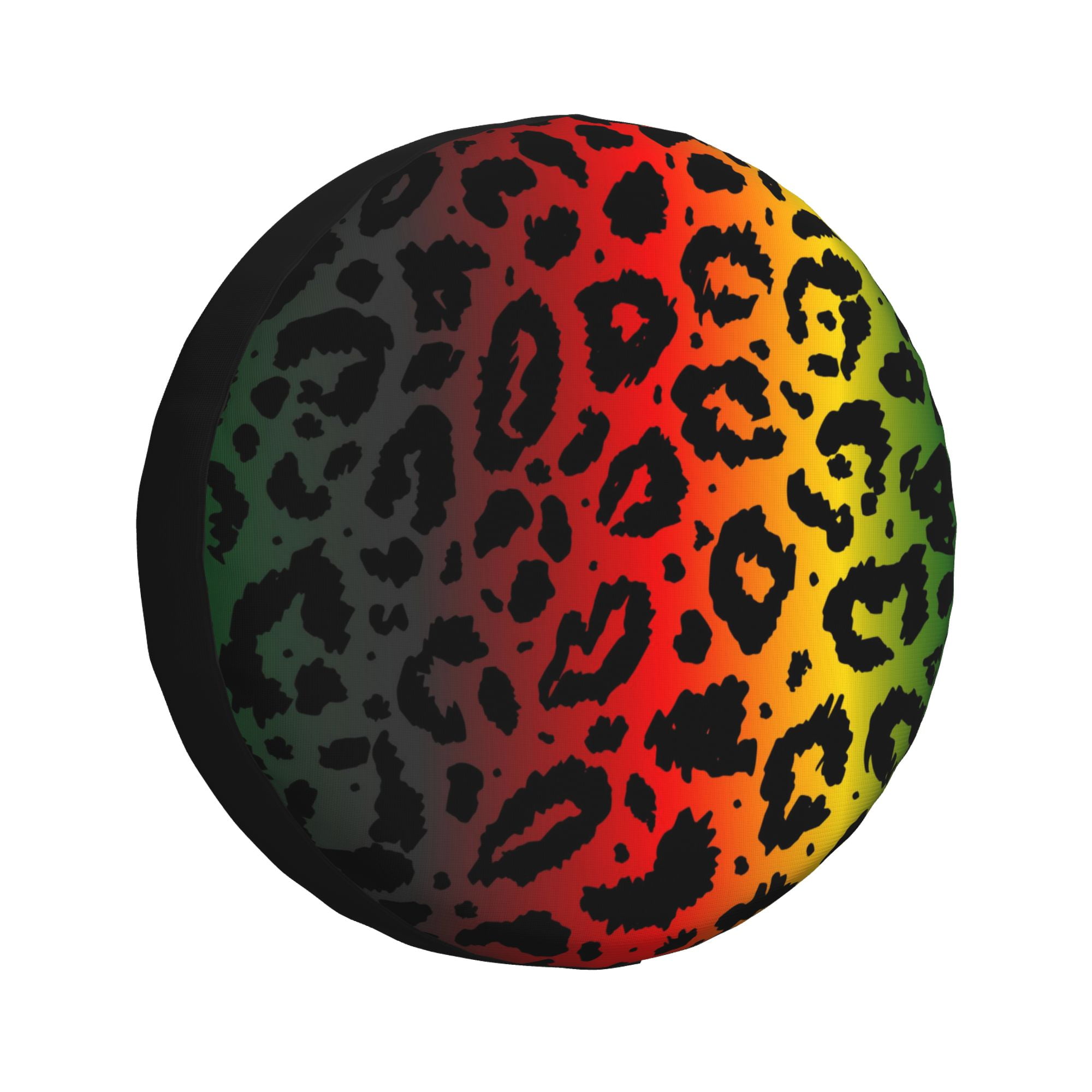 XMXY Colored Leopard Print Animal Spare Tire Cover, Universal