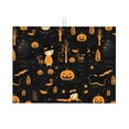 thumbnail image 1 of XMXY Dish Drying Mat for Kitchen Counter, Black Halloween Witch Party Absorbent Coffee Cup Dishes Rack Drainer Mats, 18x24 Inches, 1 of 9
