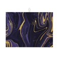 thumbnail image 1 of XMXY Dish Drying Mat for Kitchen Counter, Blue Gold Liquid Marble Absorbent Coffee Cup Dishes Rack Drainer Mats, 18x24 Inches, 1 of 9