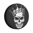 thumbnail image 1 of XMXY Evil Skeleton King Spare Tire Cover, Universal Waterproof Cover for Jeep RV Tire Wheel Protection, 14 inch, 1 of 8