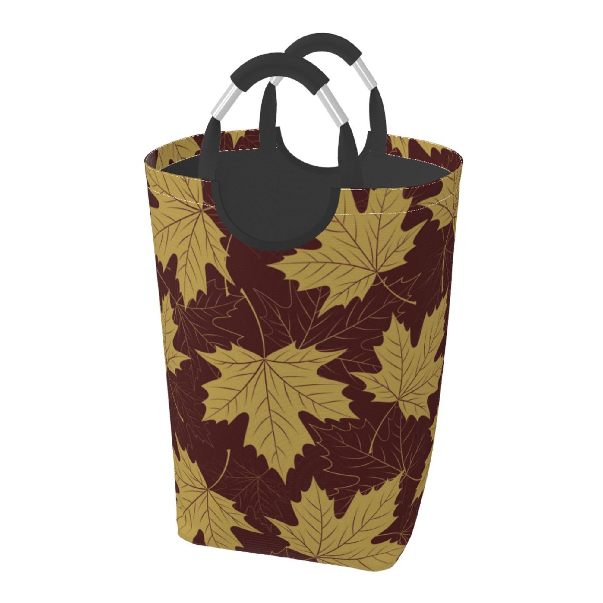 Fall Rectangle Basket XMXY Fall Leaf Autumn Foliage Golden Rectangular Laundry Basket ...