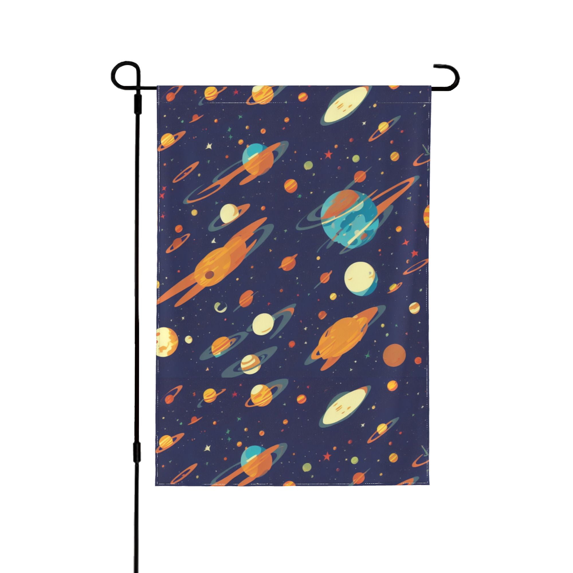 Xmxy Fantasy Galaxy Starry Night Garden Flags Double Sidedfarmhouse Holiday Yard Outdoor Sign