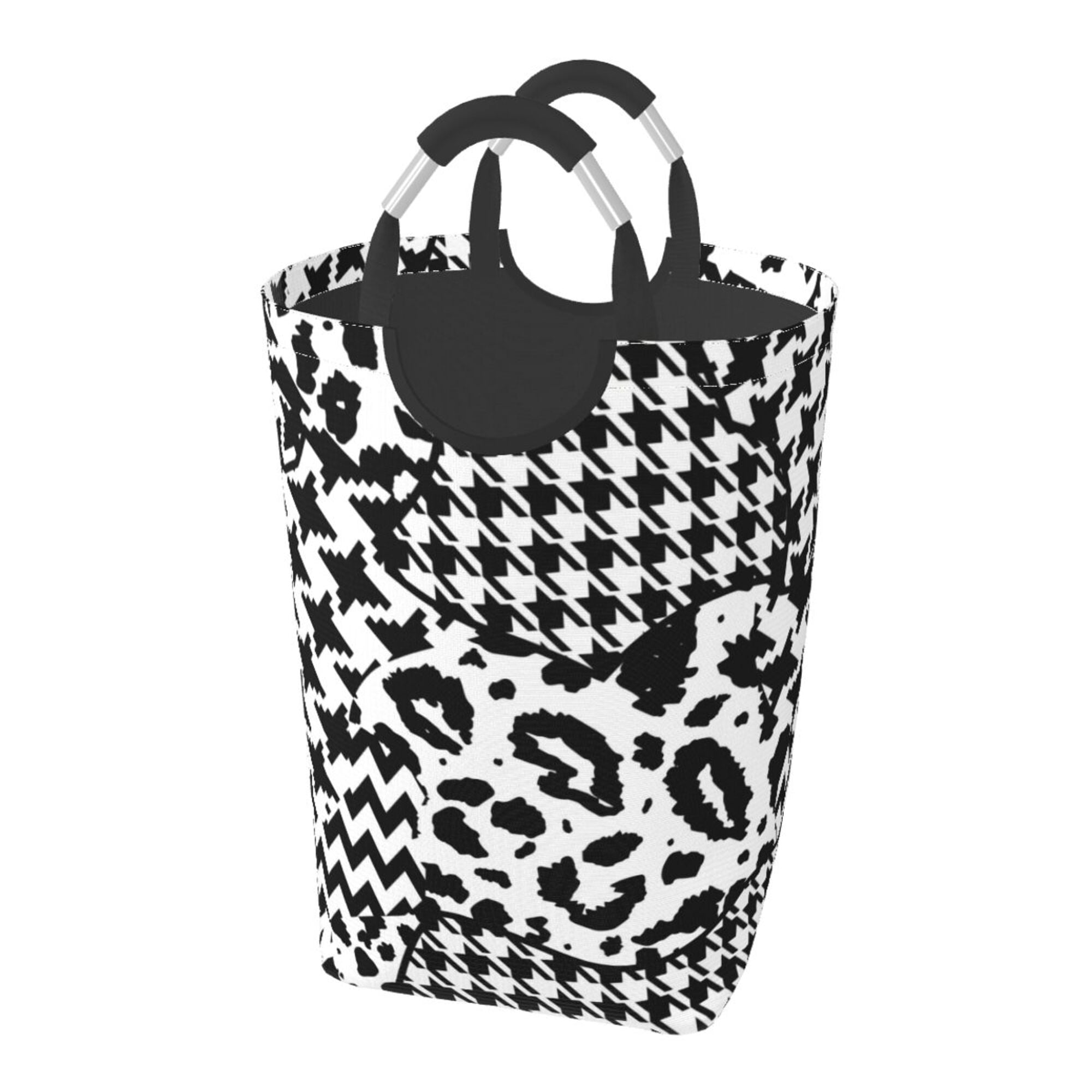XMXY Fashion Animal Leopard Stripes Rectangular Laundry Basket