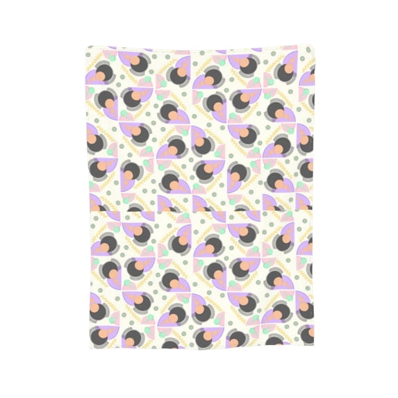 XMXY Fleece Throw Blanket for Couch, Colorful Pastel Drawing Lightweight Plush Fuzzy Cozy Soft Bed Blankets and Throws for Sofa, 50"x40" inches