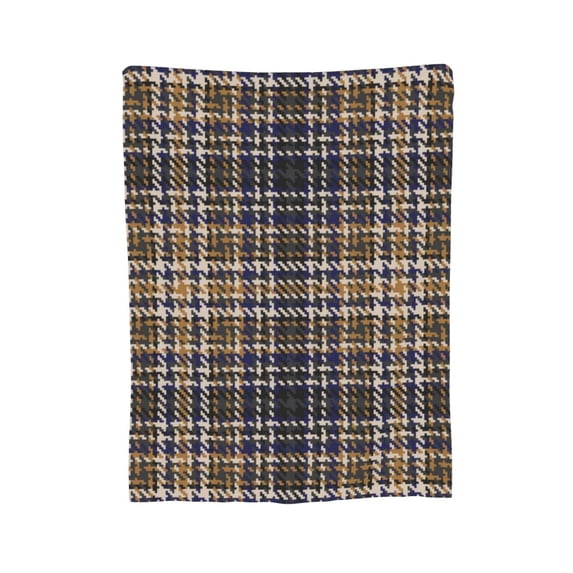 XMXY Fleece Throw Blanket for Couch, Dark Gray Plaid Stripe Lightweight Plush Fuzzy Cozy Soft Bed Blankets and Throws for Sofa, 80"x60" inches