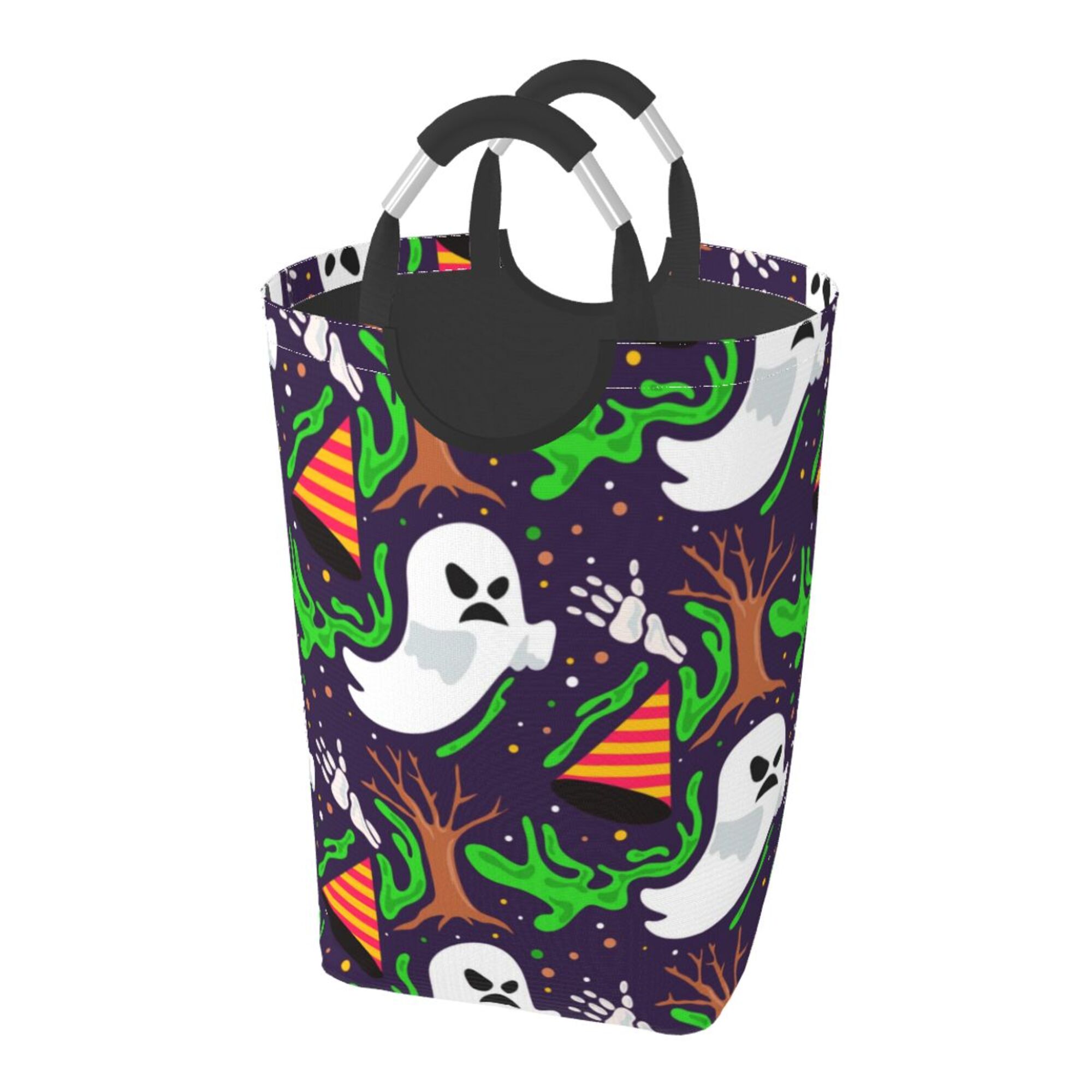 XMXY Forest Ghost Hand Rectangular Laundry Basket Organizer