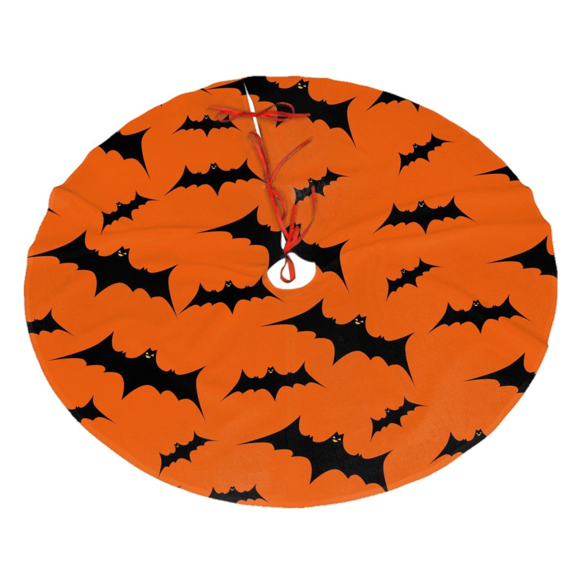 XMXY Halloween Christmas Tree Skirt, Bats Flying Cute Horror Holiday