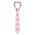 thumbnail image 1 of XMXY Heart Tender Sweet Love Mens Necktie Ties , Happy Mothers Day Pink Formal Bussiness Wedding Party Printed Tie, 1 of 9