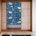 thumbnail image 1 of XMXY Japanese Doorway Curtain Noren, Abstract Seamless Leaf Pattern Door Closet Curtain Panel, Room Dividers Privacy Tapestry, 34 x 56 Inches, 1 of 7