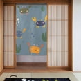 thumbnail image 1 of XMXY Japanese Doorway Curtain Noren, Cartoon Ocean Shell Crubs Door Closet Curtain Panel, Room Dividers Privacy Tapestry, 34 x 56 Inches, 1 of 7