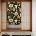 thumbnail image 1 of XMXY Japanese Doorway Curtain Noren, Cows Flowers Black Background Door Closet Curtain Panel, Room Dividers Privacy Tapestry, 34 x 56 Inches, 1 of 1