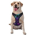 thumbnail image 1 of XMXY No Pull Dog Harness, Abstract Shining Mysterious Tree Adjustable Reflective Pet Harness with Oxford Vest, Large Size, 1 of 7