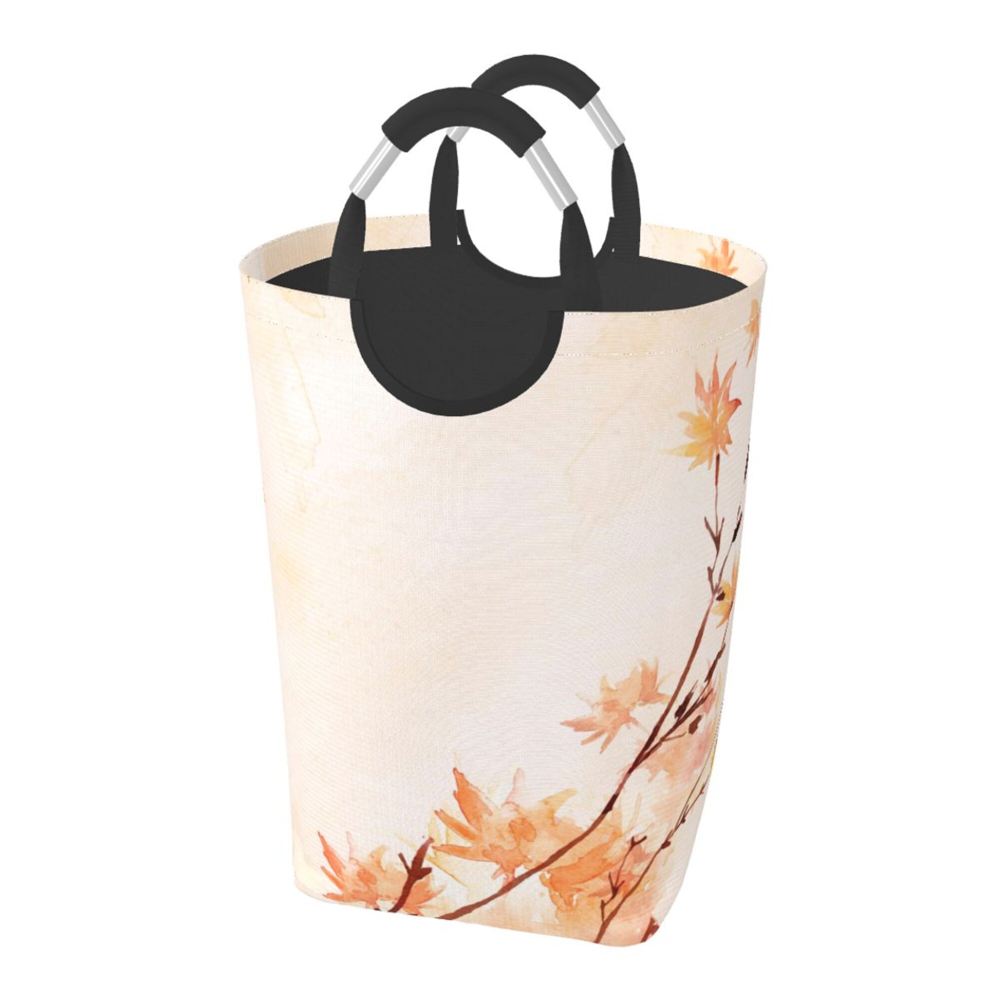 XMXY Orange Leaf Autumn Season Rectangular Laundry Basket Organizer