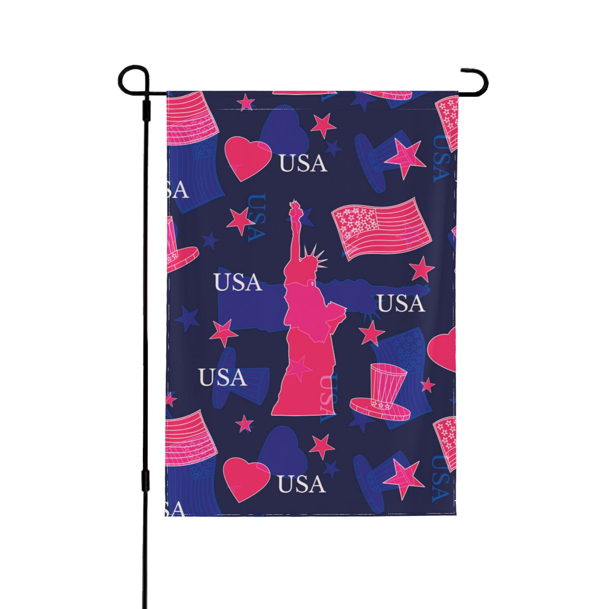 XMXY Patriotic Nationality Usa Day Garden Flags Double Sided,Farmhouse ...