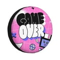 thumbnail image 1 of XMXY Pink Cartoon Kickball game Spare Tire Cover, Universal Waterproof Cover for Jeep RV Tire Wheel Protection, 17 inch, 1 of 8