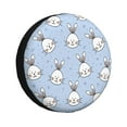 thumbnail image 1 of XMXY Rabbits Animal Background Spare Tire Cover, Universal Waterproof Cover for Jeep RV Tire Wheel Protection, 17 inch, 1 of 8