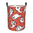 thumbnail image 1 of XMXY Round Laundry Basket Organizer, Ghost Festival Waterproof Collapsible Dirty Clothes Basket Laundry Hamper, Small Size, 1 of 8