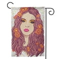 thumbnail image 1 of XMXY Russian Ethnic Flower Girl Garden Flags Double Sided,Farmhouse Holiday Yard Outdoor Sign Decor Flag, 12.5"x18" inch, 1 of 7