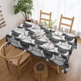 thumbnail image 1 of XMXY Table Cloth Rectangle Table, Cute Black Nature Sheep Face Dining Table Cover Waterproof Washable Outdoor Tablecloth, 54 X 72 Inch, 1 of 8