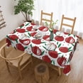 thumbnail image 1 of XMXY Table Cloth Rectangle Table, Seamless Cute Red Pomegranate Dining Table Cover Waterproof Washable Outdoor Tablecloth, 54 X 72 Inch, 1 of 8