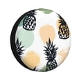 thumbnail image 1 of XMXY Tropical Pineapple Colorful Print Spare Tire Cover, Universal Waterproof Cover for Jeep RV Tire Wheel Protection, 17 inch, 1 of 8