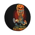 thumbnail image 1 of XMXY Zombie Evil Creepy Pumpkin Spare Tire Cover, Universal Waterproof Cover for Jeep RV Tire Wheel Protection, 15 inch, 1 of 8