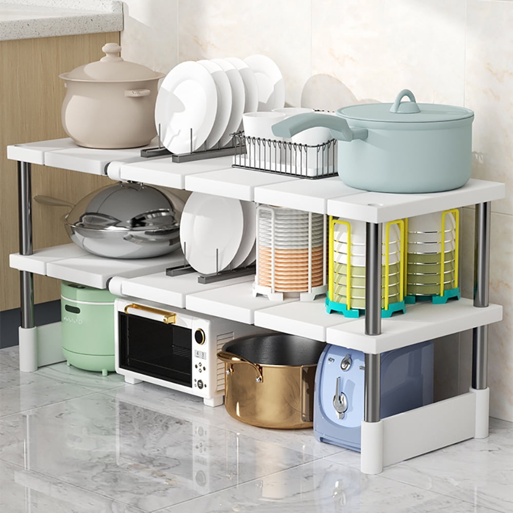 XMZHOU Kitchen Countertop Cabinet Storage Rack, Detachable Bathroom ...