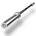 thumbnail image 1 of XMARK 7' Olympic Barbell, Weight Bar for 2" Olympic Weights, Chrome with Black Manganese Phosphate Shaft, 28 mm Grip, 1 of 5