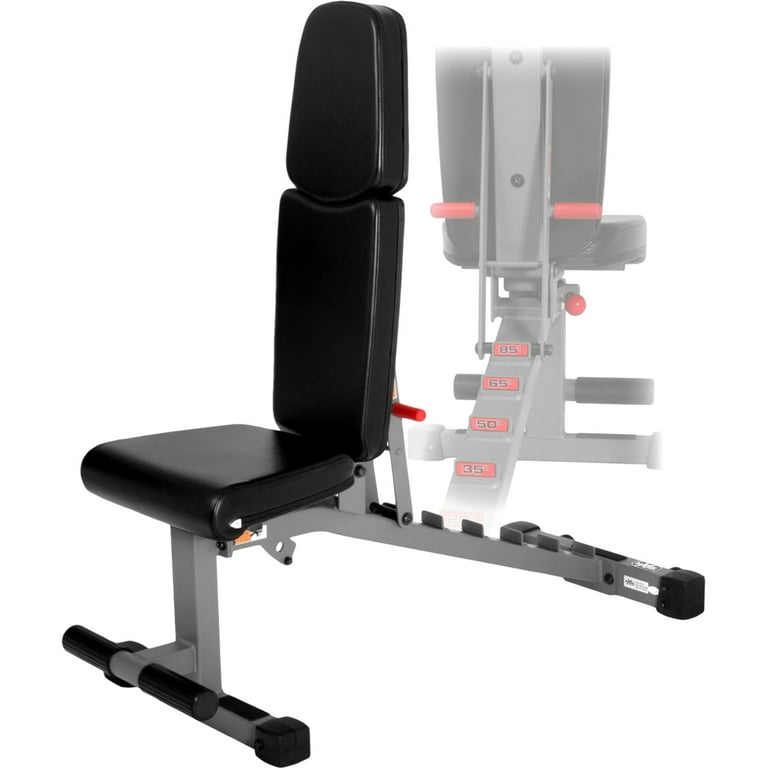 Xmark incline and decline weight bench with leg extension sale