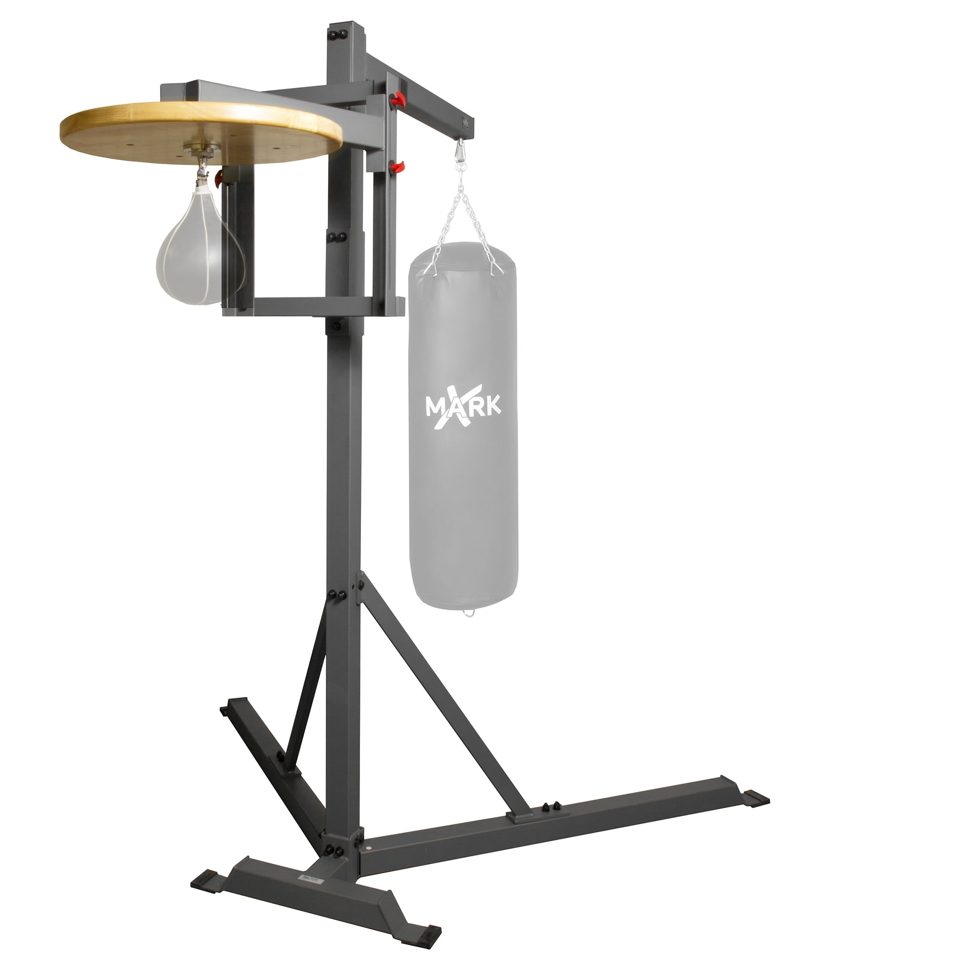 XMark Full Commercial Heavy Bag Stand with Speed Bag Platform XM