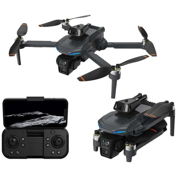 XMicro Drone 2.4G Dual Servo Optical Flow Brushless Drone with Dual Lens WIFI Professional Aerial Camera