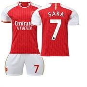 XNB 2023-2024 Arsenal Home Shirt #7 Saka Soccer Jerseys and Shorts Set