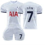 XNB 2023-2024 Tottenham Hotspur Home Shirt #7 Son Soccer Jerseys and Shorts Set