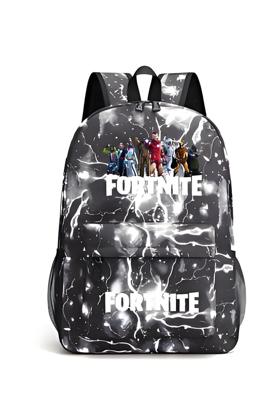 Cartoon Simple Fortnite Backpack Lightweight Gaming Knapsack Large Capacity School Bag For Gamer Birthday Gifts