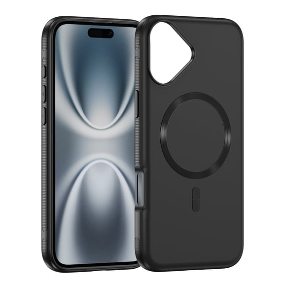 XNB Case for iPhone 16 ,Compatible with MagSafe | Metal Buttons | Slim Anti-fingerprint| Shockproof Anti-Scratch | 5 Color