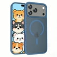 thumbnail image 1 of XNB For iPhone 17 Pro Max Slim Matte Magnetic Case,Compatible with MagSafe,Fall Protection Transparent Phone Case, 1 of 7