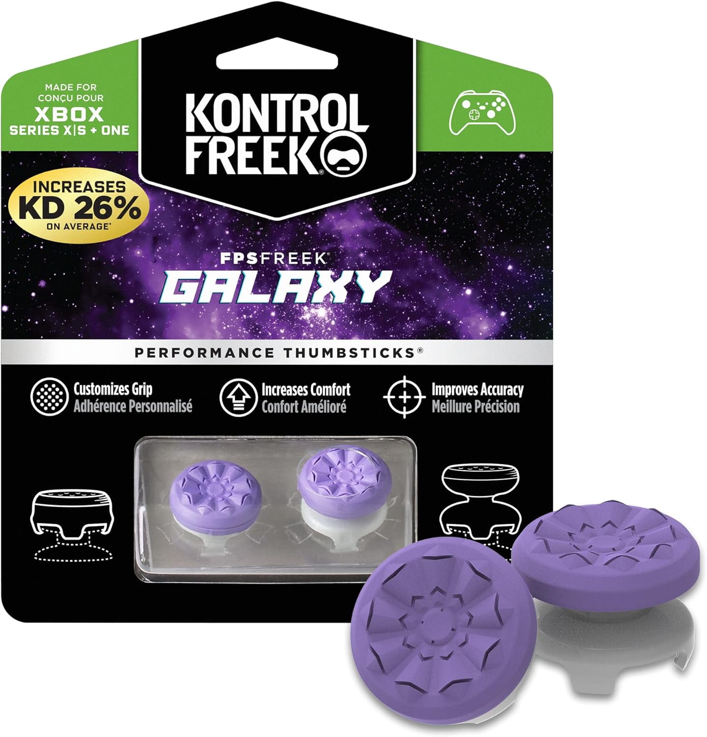 FPSフリーク XNB KontrolFreek FPS Freek Galaxy Purple for Xbox One and Xbox