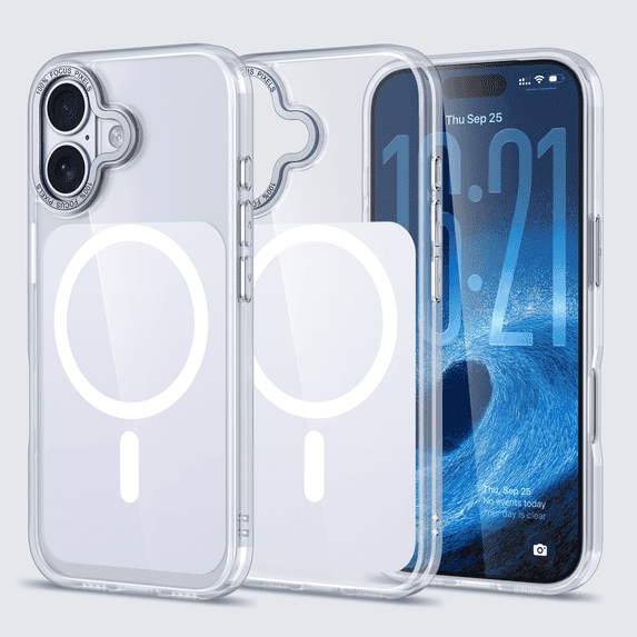 XNB Transparent Shockproof Compatible with MagSafe Phone Case for IPhone 17