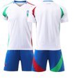 XNB UEFA Euro 2024 Italy Away Jersey Soccer Shirts and Shorts Set