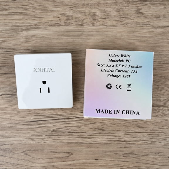 XNHTAI Electric sockets White Electric Wall Socket, Easy Installation, Standard Electrical Outlet